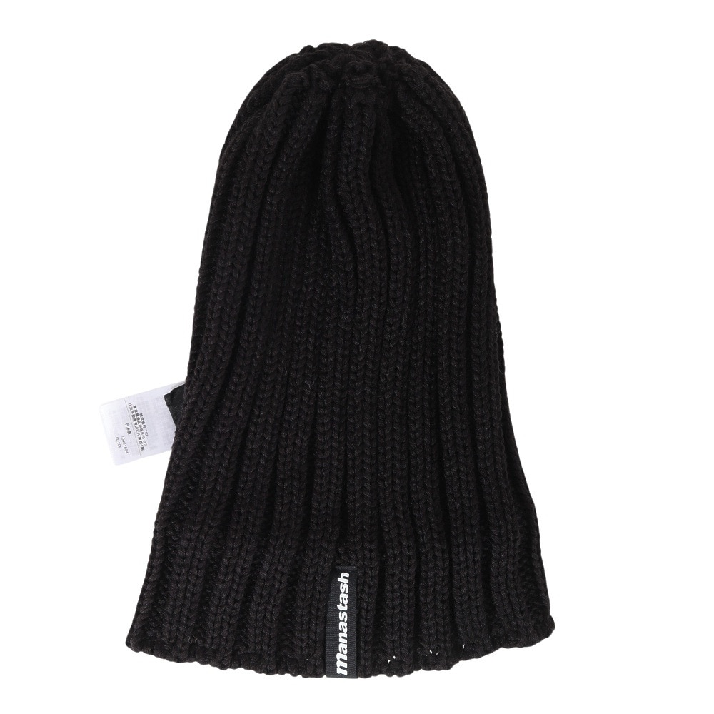 マナスタッシュ（MANASTASH）（メンズ）90S ロゴビーニー 792-3974005 BLACK