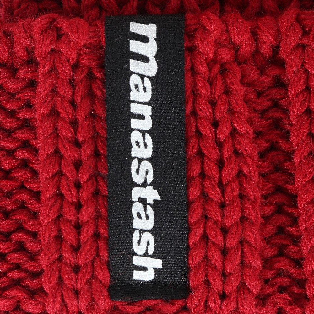 マナスタッシュ（MANASTASH）（メンズ）90S ロゴビーニー 792-3974005 D/RED