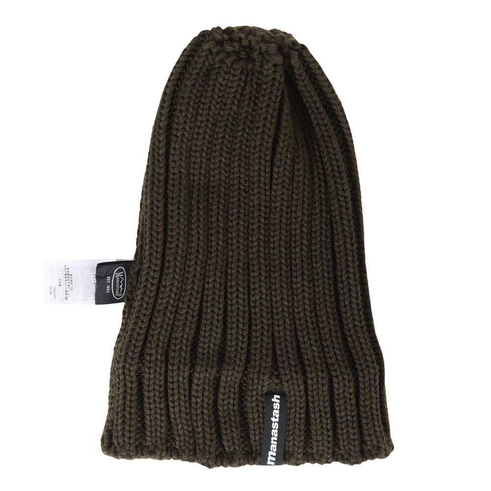 マナスタッシュ（MANASTASH）（メンズ）90S ロゴビーニー 792-3974005 OLIVE