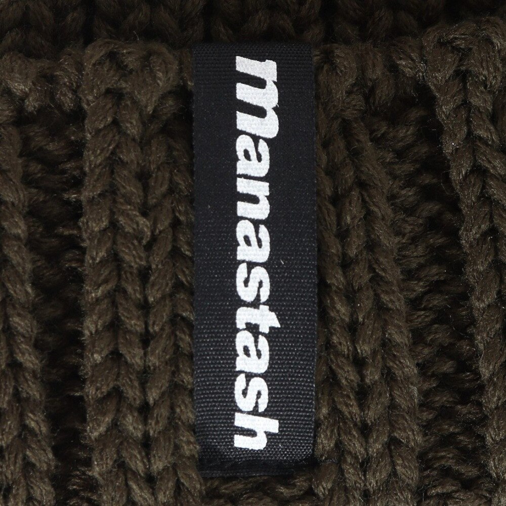 マナスタッシュ（MANASTASH）（メンズ）90S ロゴビーニー 792-3974005 OLIVE