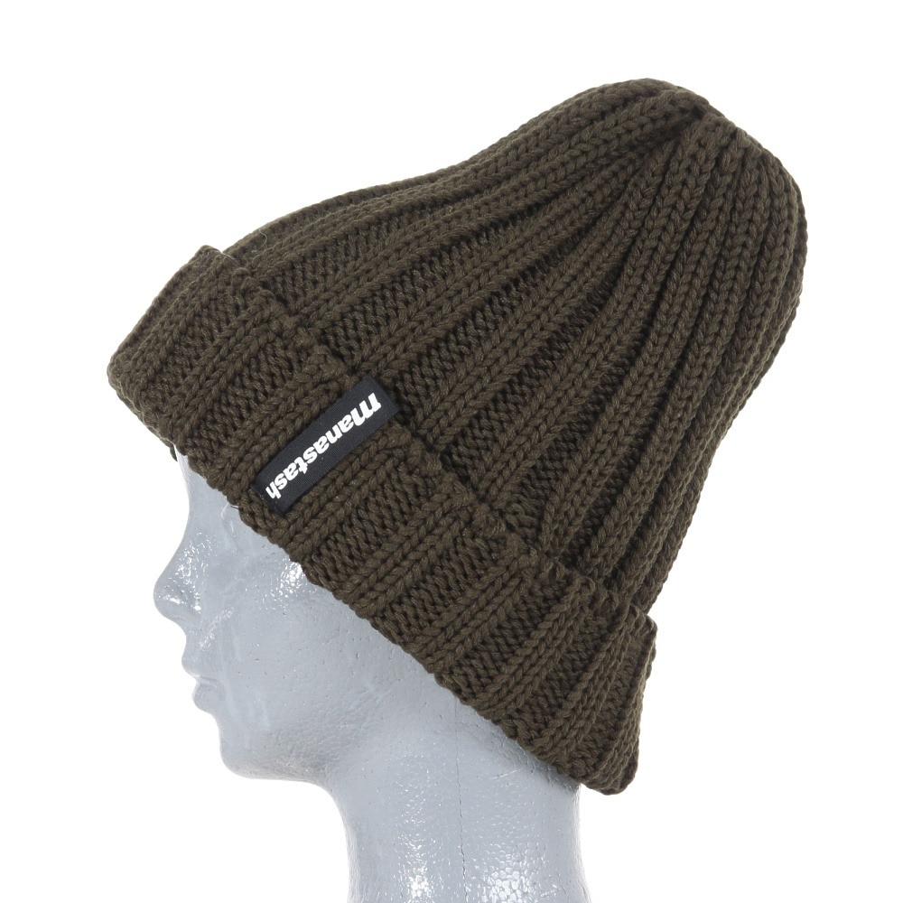 マナスタッシュ（MANASTASH）（メンズ）90S ロゴビーニー 792-3974005 OLIVE