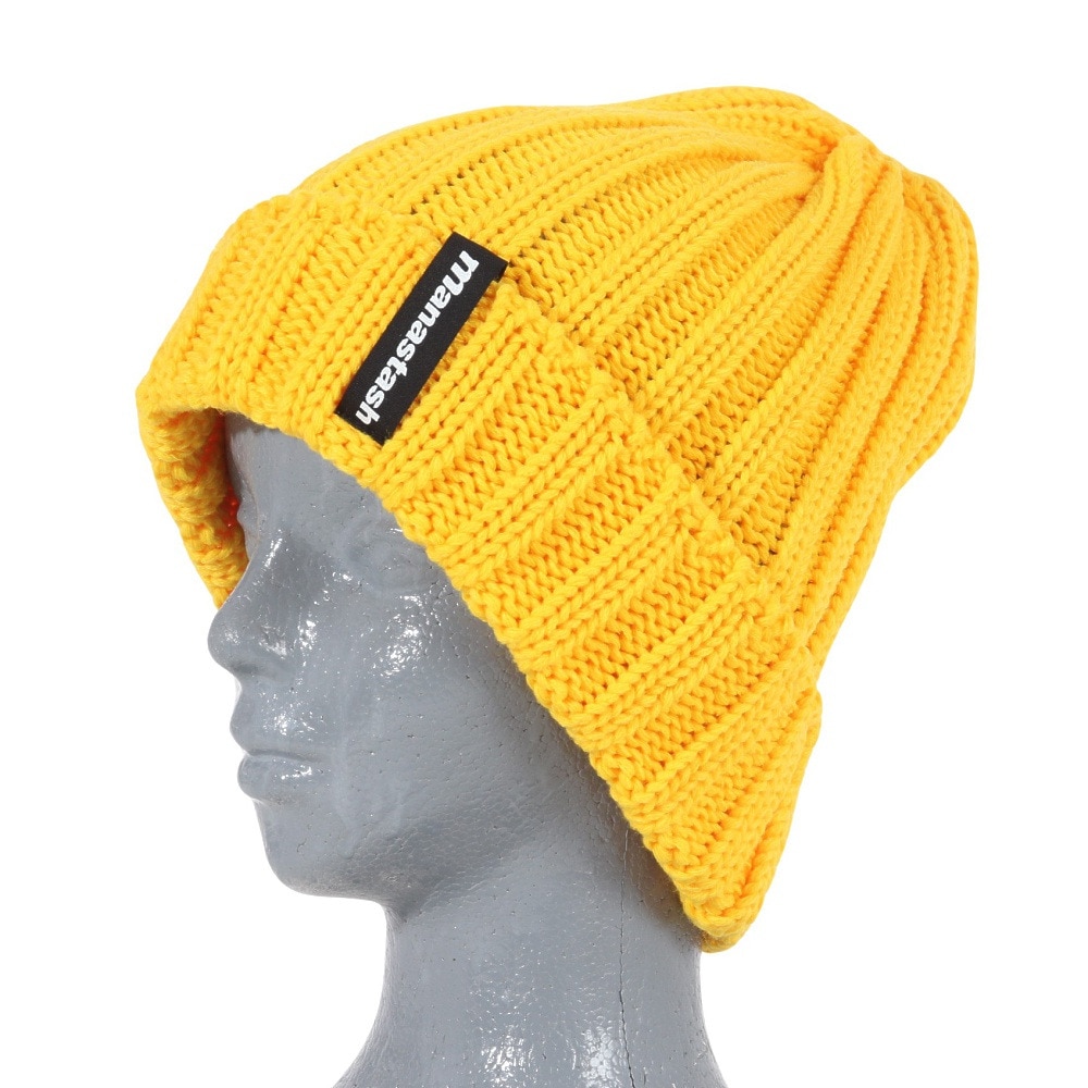マナスタッシュ（MANASTASH）（メンズ）90S ロゴビーニー 792-3974005 YELLOW