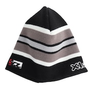 エクストララージ（XLARGE）（メンズ、レディース）SCRATCH LOGO STRIPED シングルビーニー 101241051005-BLACK