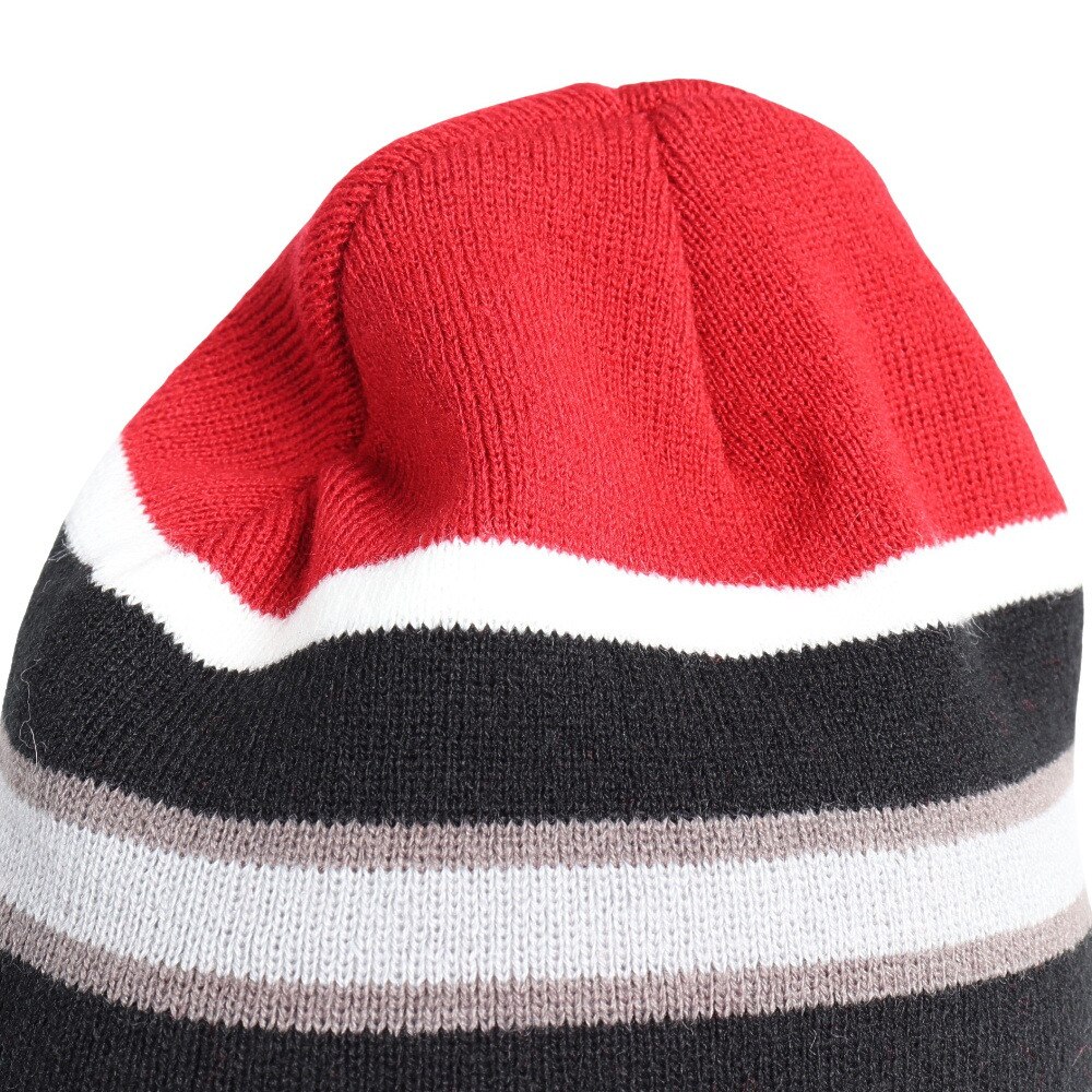 エクストララージ（XLARGE）（メンズ、レディース）SCRATCH LOGO STRIPED シングルビーニー 101241051005-RED