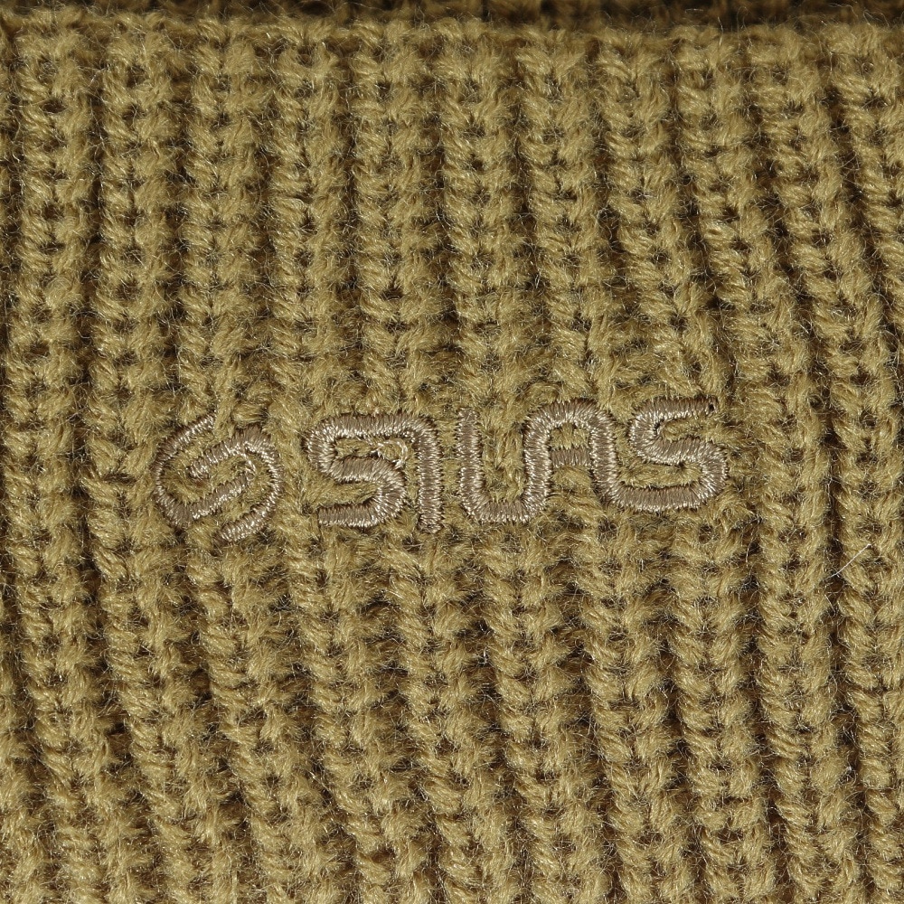 サイラス（SILAS）（メンズ）ニット帽 ロゴビーニー 110233051003-OLIVE