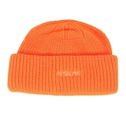 (メンズ)ニット帽 ロゴビーニー 110233051003-ORANGE