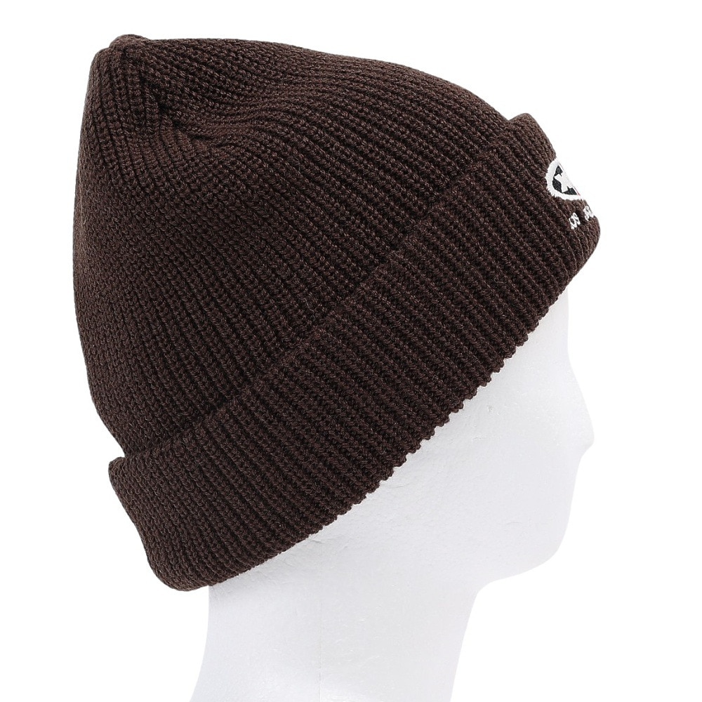 エクストララージ（XLARGE）（メンズ、レディース）OVAL EMB.ニットキャップ 101243051004-BROWN