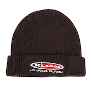 (メンズ、レディース)OVAL EMB.ニットキャップ 101243051004-BROWN