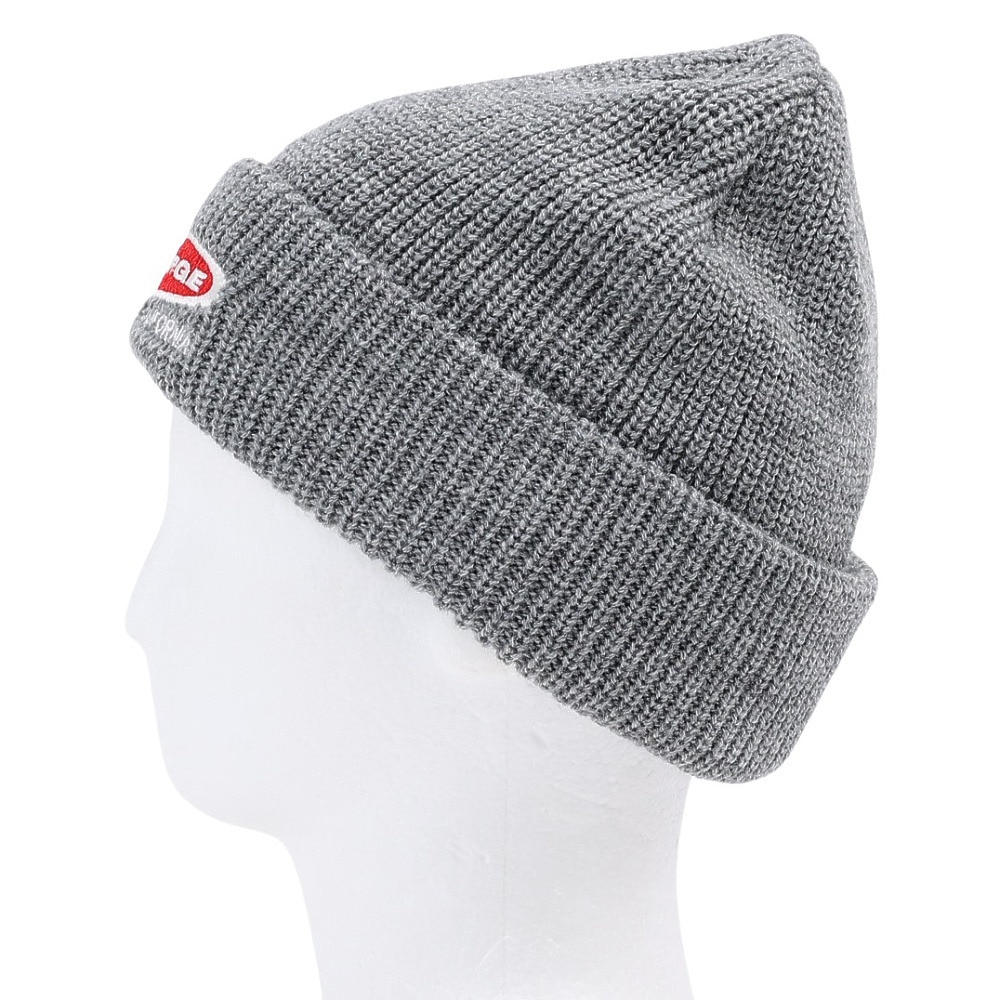 エクストララージ（XLARGE）（メンズ、レディース）OVAL EMB.ニットキャップ 101243051004-GREY