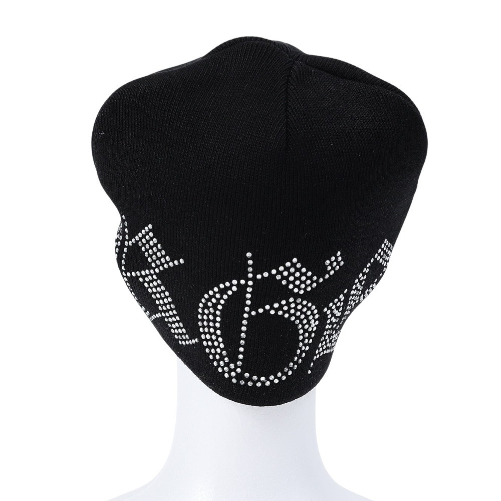 エクストララージ（XLARGE）（メンズ、レディース）RHINESTONE LOGO ニットキャップ 101243051006-BLACK
