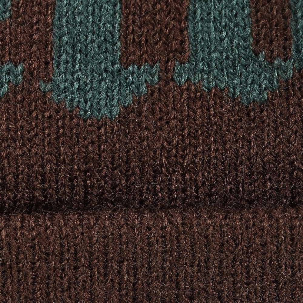 エクストララージ（XLARGE）（メンズ、レディース）OLD ENGLISH ロゴ CUFF ビーニー 101244051007-BROWN