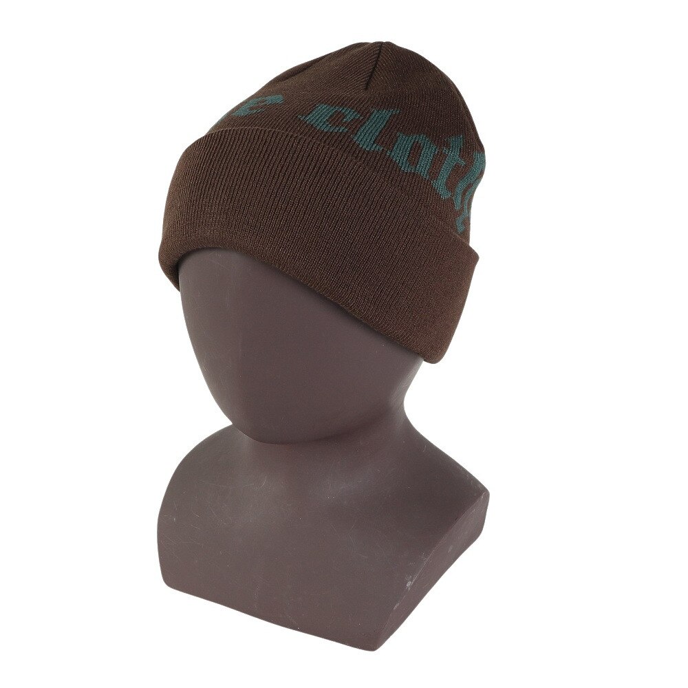 エクストララージ（XLARGE）（メンズ、レディース）OLD ENGLISH ロゴ CUFF ビーニー 101244051007-BROWN