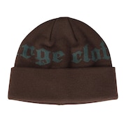 (メンズ、レディース)OLD ENGLISH ロゴ CUFF ビーニー 101244051007-BROWN
