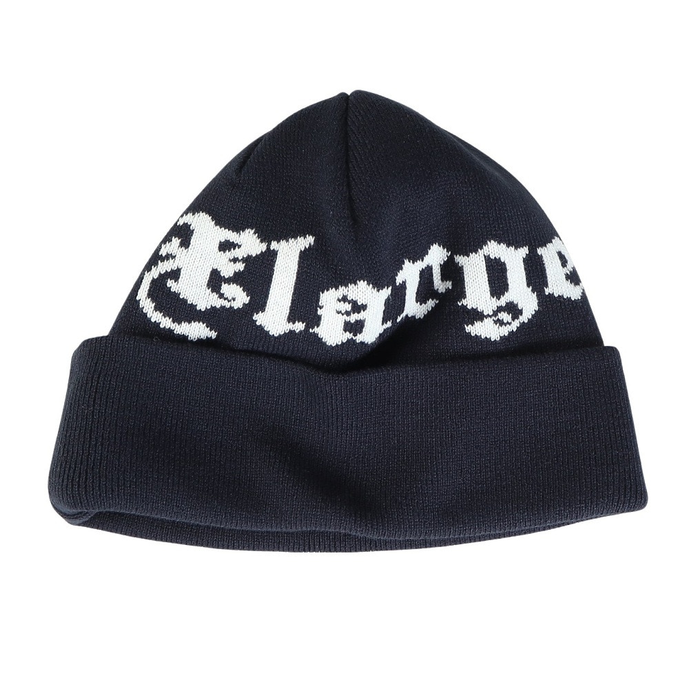 エクストララージ（XLARGE）（メンズ、レディース）OLD ENGLISH ロゴ CUFF ビーニー 101244051007-NAVY