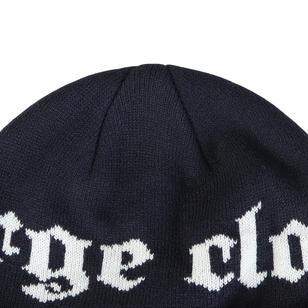エクストララージ（XLARGE）（メンズ、レディース）OLD ENGLISH ロゴ CUFF ビーニー 101244051007-NAVY