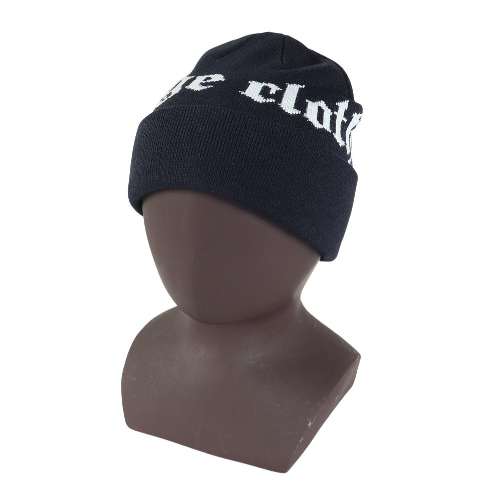 エクストララージ（XLARGE）（メンズ、レディース）OLD ENGLISH ロゴ CUFF ビーニー 101244051007-NAVY