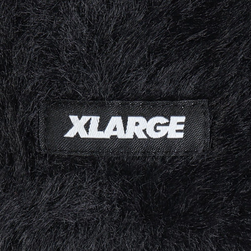 エクストララージ（XLARGE）（メンズ、レディース）モヘア ニット キャップ 101244051009-BLACK