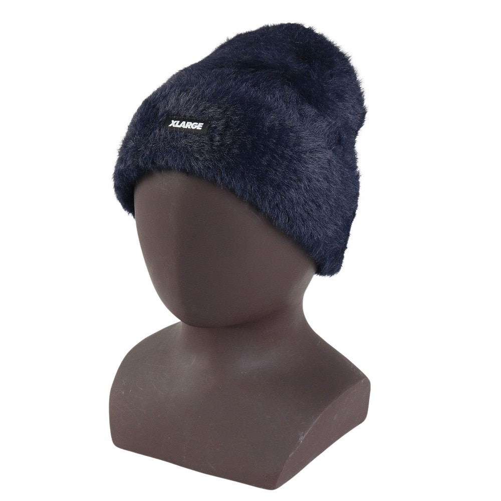 エクストララージ（XLARGE）（メンズ、レディース）モヘア ニット キャップ 101244051009-NAVY