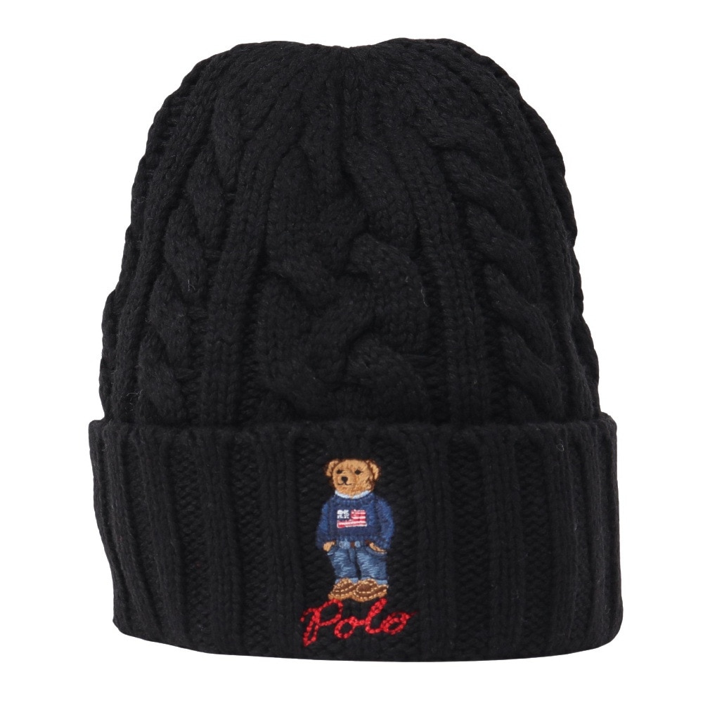 ラルフ ローレン（RALPH LAUREN）（メンズ、レディース）HRTG CBL BR HAT COLD WEAT ニットキャップ MAPOHGS0J421905001