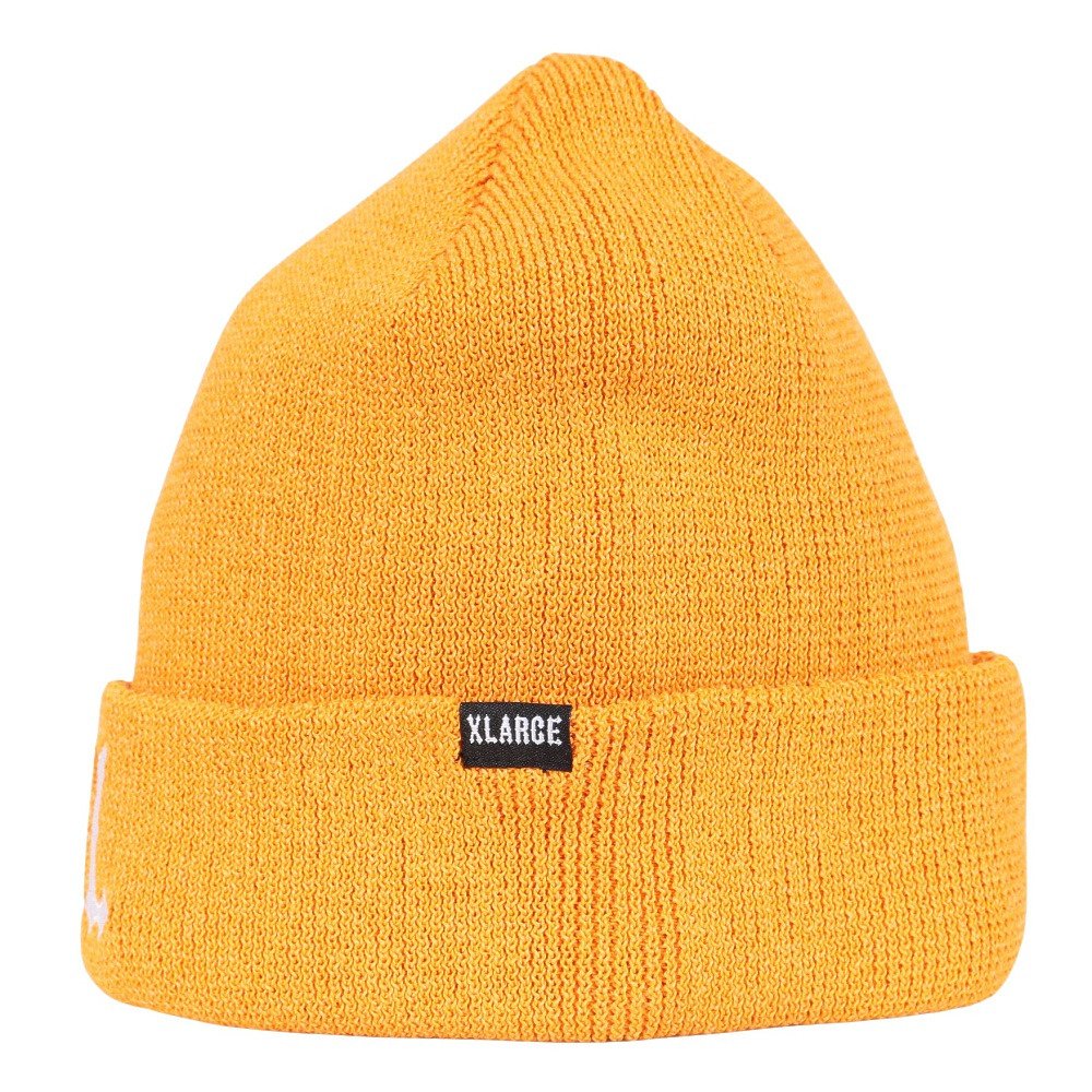 新品　STABRIDGE ビーニー　黄色刺繍 エクストララージ（XLARGE）（メンズ）帽子 XL ロゴ カフ クール