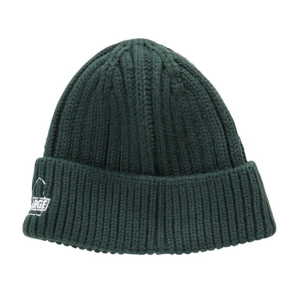 エクストララージ（XLARGE）（メンズ）帽子 SLANTED OG リブ ニットキャップ 101254051002-GREEN