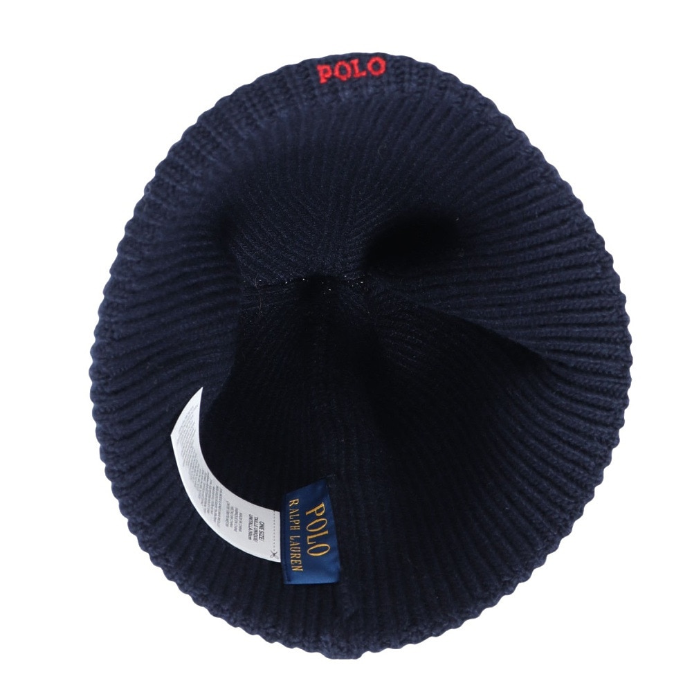 ラルフ ローレン（RALPH LAUREN）（メンズ、レディース）帽子 SOLID DENIM BEAR ビーニー MAPOHGS0J422401400