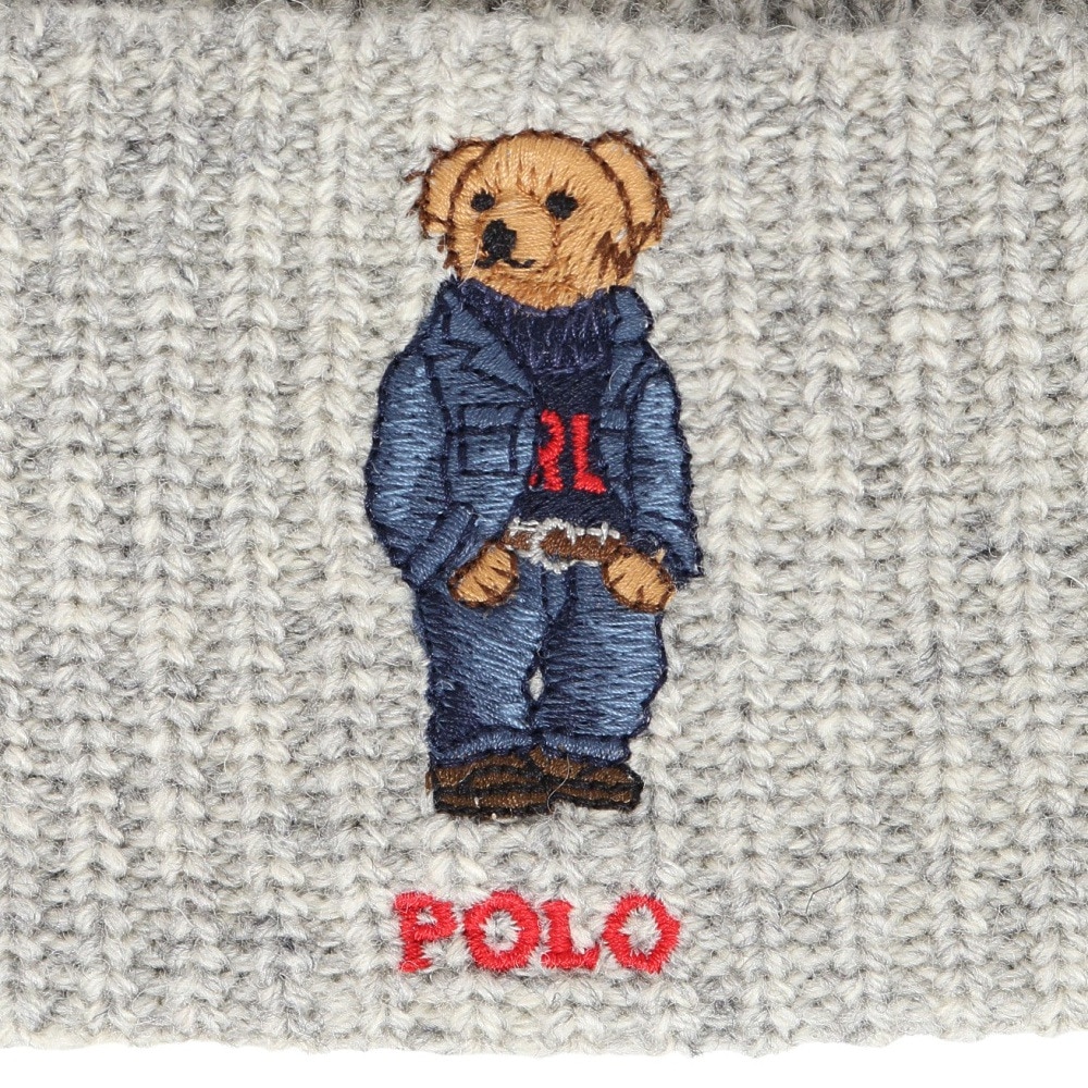 ラルフ ローレン（RALPH LAUREN）（メンズ、レディース）帽子 SOLID DENIM BEAR ビーニー MAPOHGS0J422402020