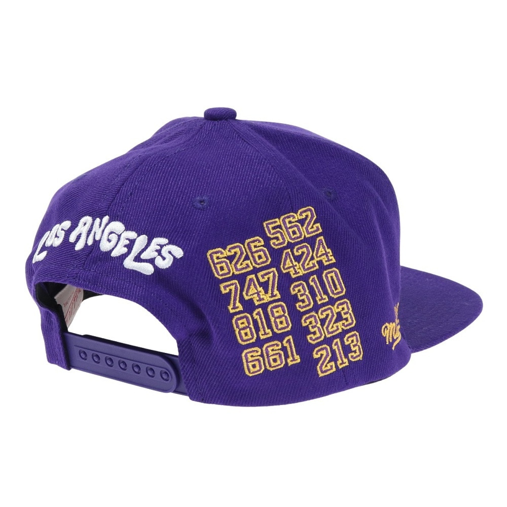 ミッチェルアンドネス（Mitchell&Ness）（メンズ）NBA CITY LOVE キャップ LOS ANGELES LAKERS 6HSSFC20039-LALPURP