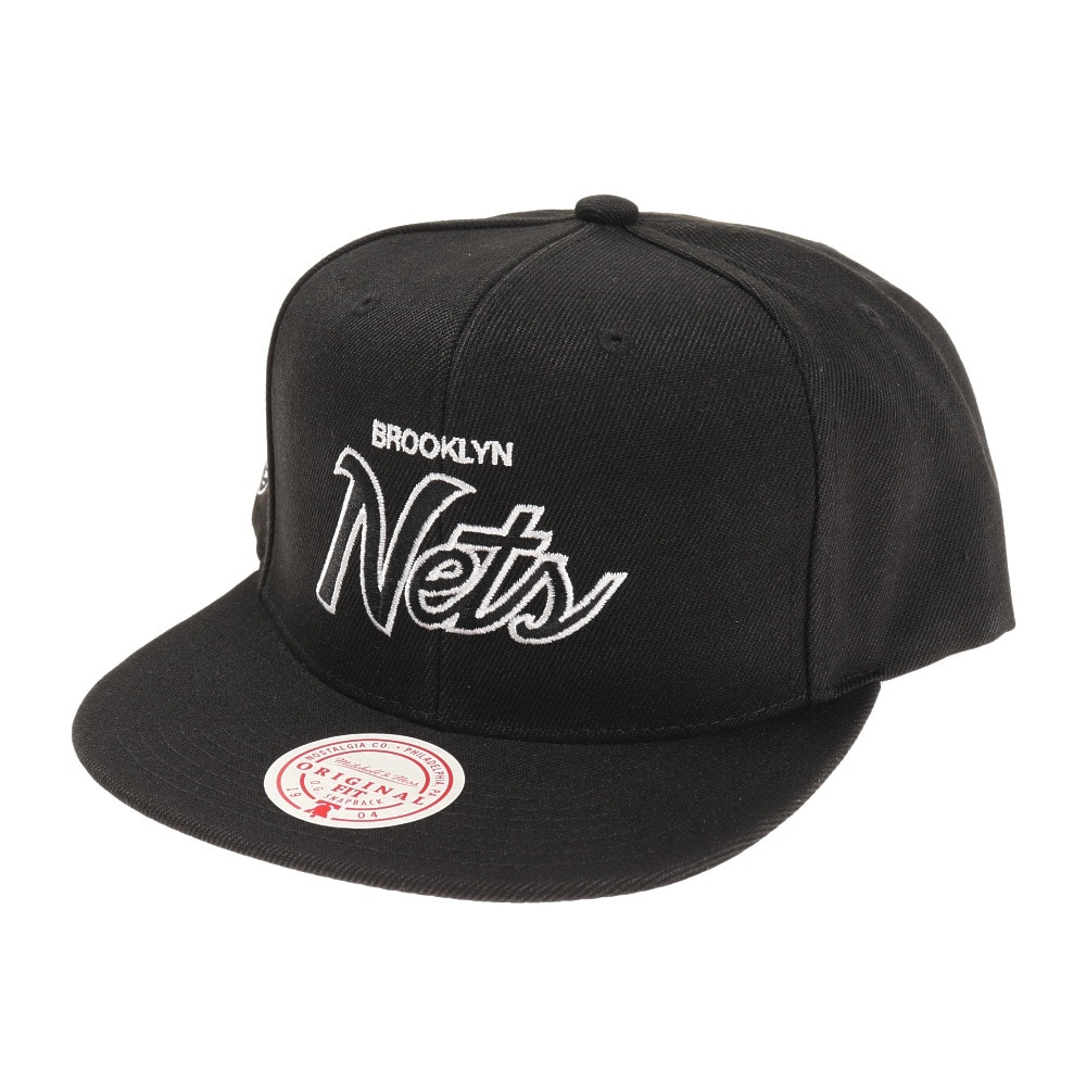 ミッチェルアンドネス（Mitchell&Ness）（メンズ）SPORTS SPECIALTY キャップ Brooklyn Nets 6HSSJS19128-BNEBLCK