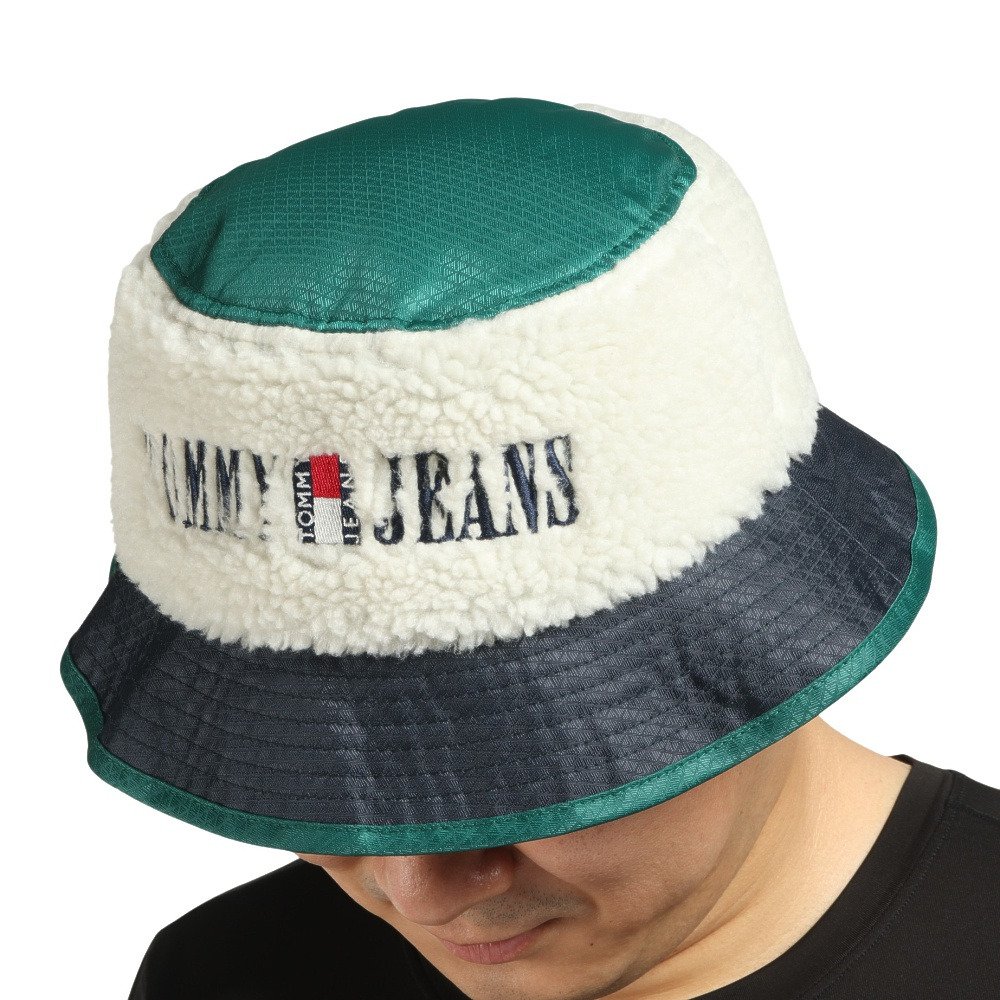 トミー ジーンズ（TOMMY JEANS）（メンズ）ボアパネルバケットハット 