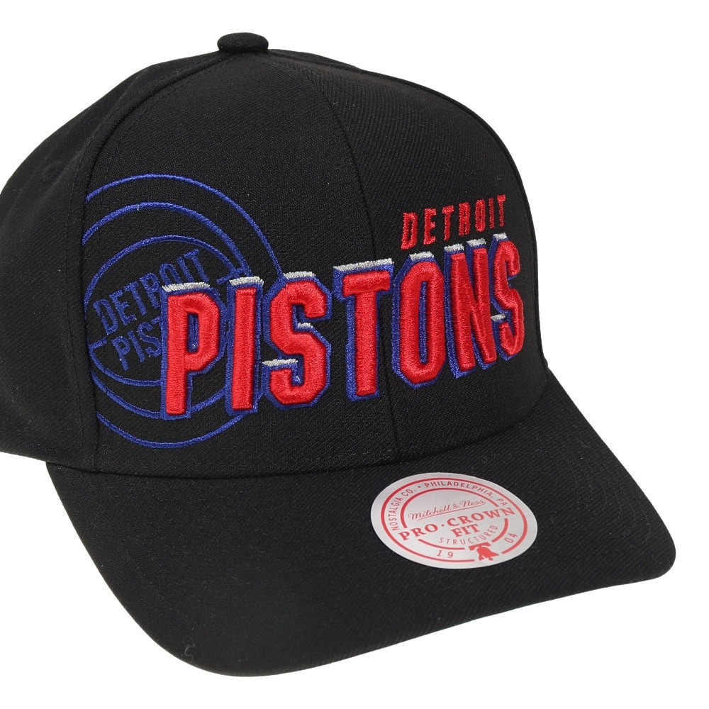 ミッチェルアンドネス（Mitchell&Ness）（メンズ）キャップ BEST IN CLASS スナップバック Pistons 6HSSLD21157-DPIBLCK