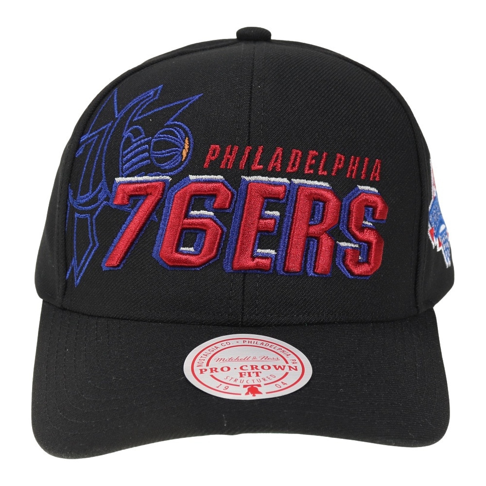 ミッチェルアンドネス（Mitchell&Ness）（メンズ）キャップ BEST IN CLASS スナップバック 76ers 6HSSLD21157-P76BLCK