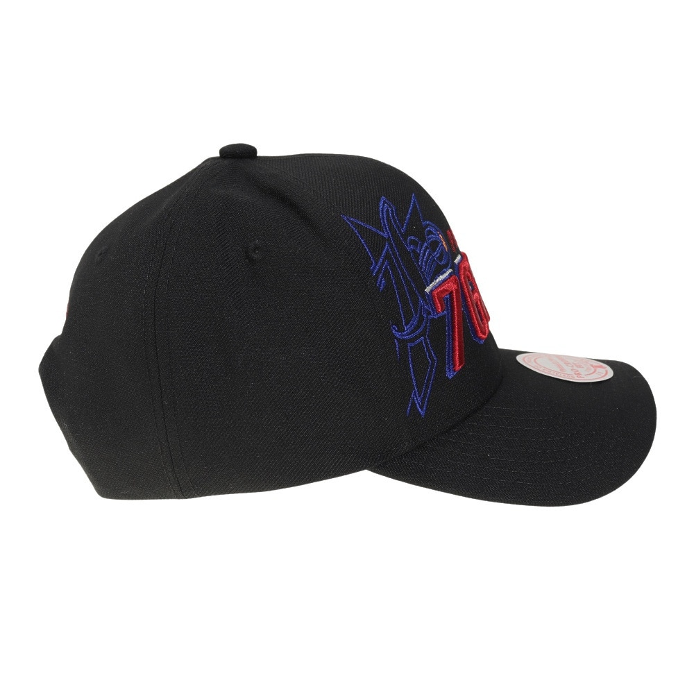 ミッチェルアンドネス（Mitchell&Ness）（メンズ）キャップ  BEST IN CLASS スナップバック 76ers 6HSSLD21157-P76BLCK