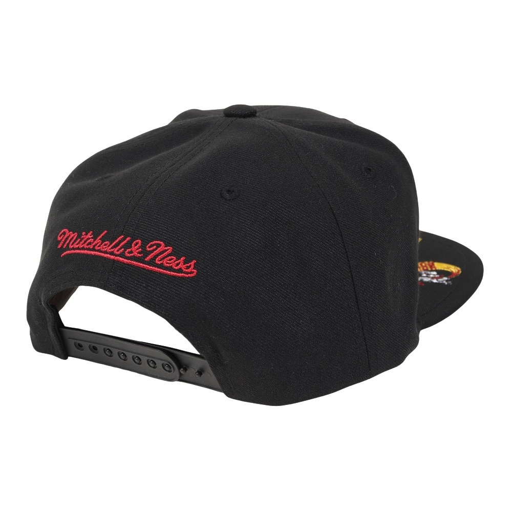 ミッチェルアンドネス（Mitchell&Ness）（メンズ）キャップ FRONT LOADED スナップバック HOU HHSS2997-HROYYPPPBLCK