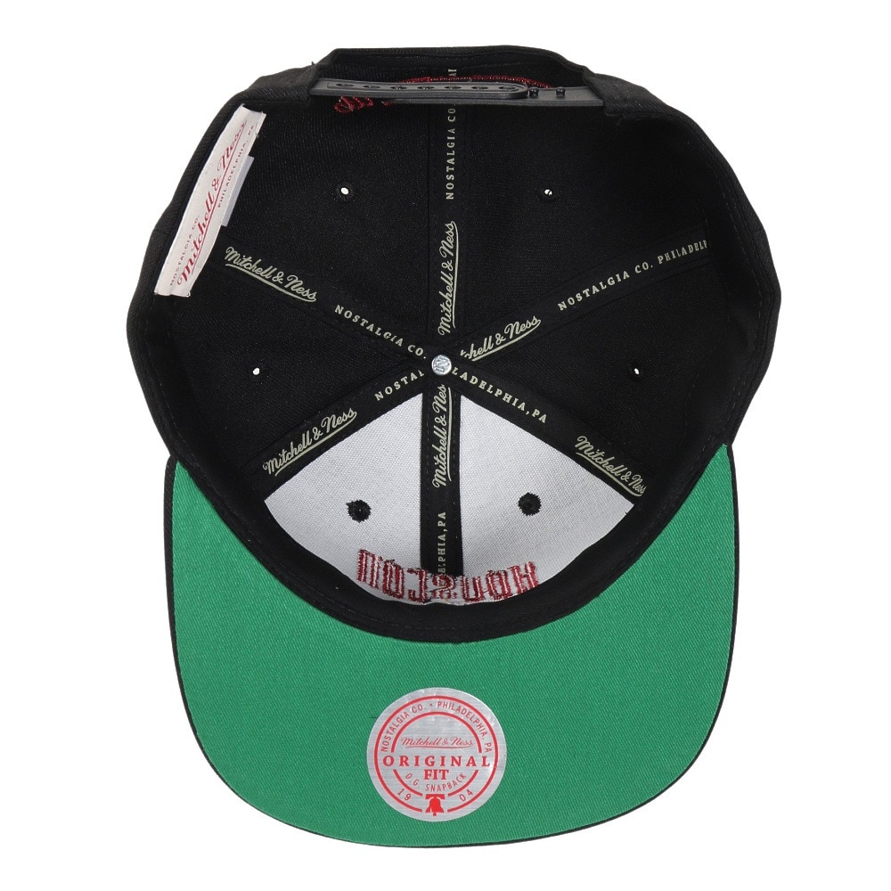 ミッチェルアンドネス（Mitchell&Ness）（メンズ）キャップ FRONT LOADED スナップバック HOU HHSS2997-HROYYPPPBLCK