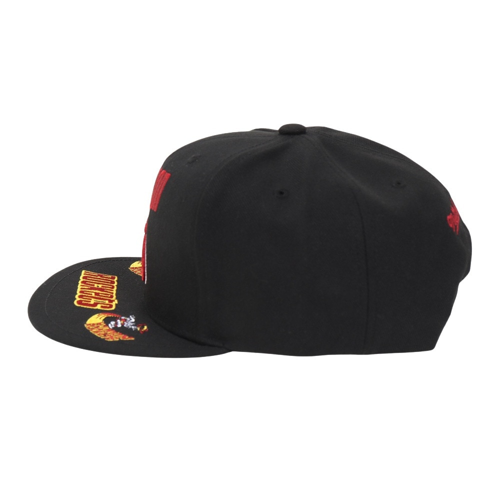 ミッチェルアンドネス（Mitchell&Ness）（メンズ）キャップ FRONT LOADED スナップバック  HOU HHSS2997-HROYYPPPBLCK