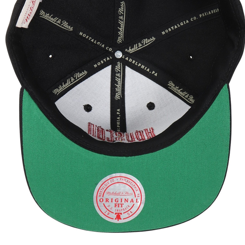 ミッチェルアンドネス（Mitchell&Ness）（メンズ）キャップ FRONT LOADED スナップバック HOU HHSS2997-HROYYPPPBLCK