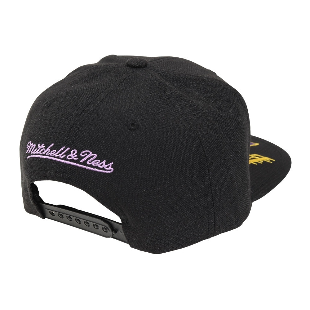 ミッチェルアンドネス（Mitchell&Ness）（メンズ）キャップ FRONT LOADED スナップバック LAL HHSS2997-LALYYPPPBLCK