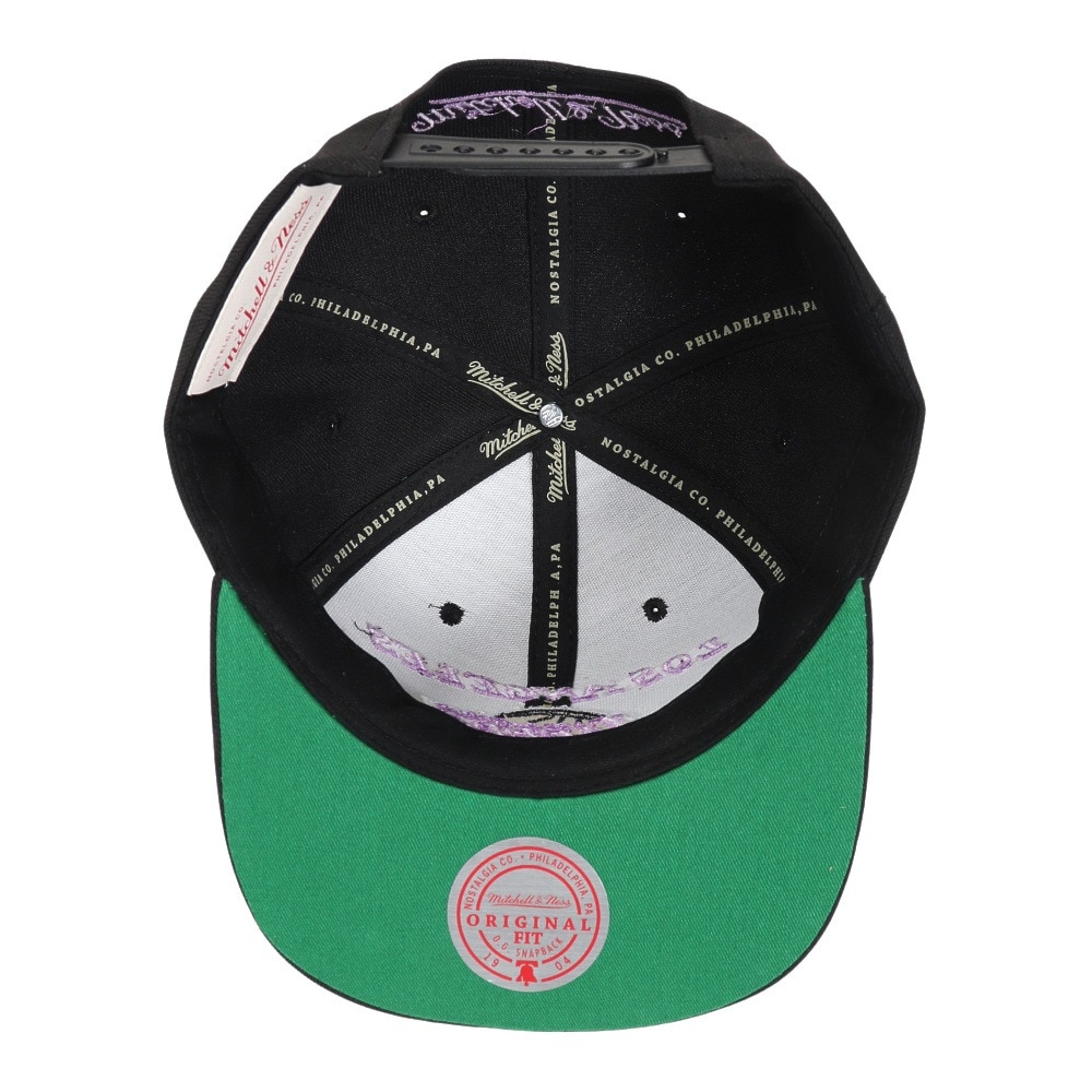 ミッチェルアンドネス（Mitchell&Ness）（メンズ）キャップ FRONT LOADED スナップバック LAL HHSS2997-LALYYPPPBLCK