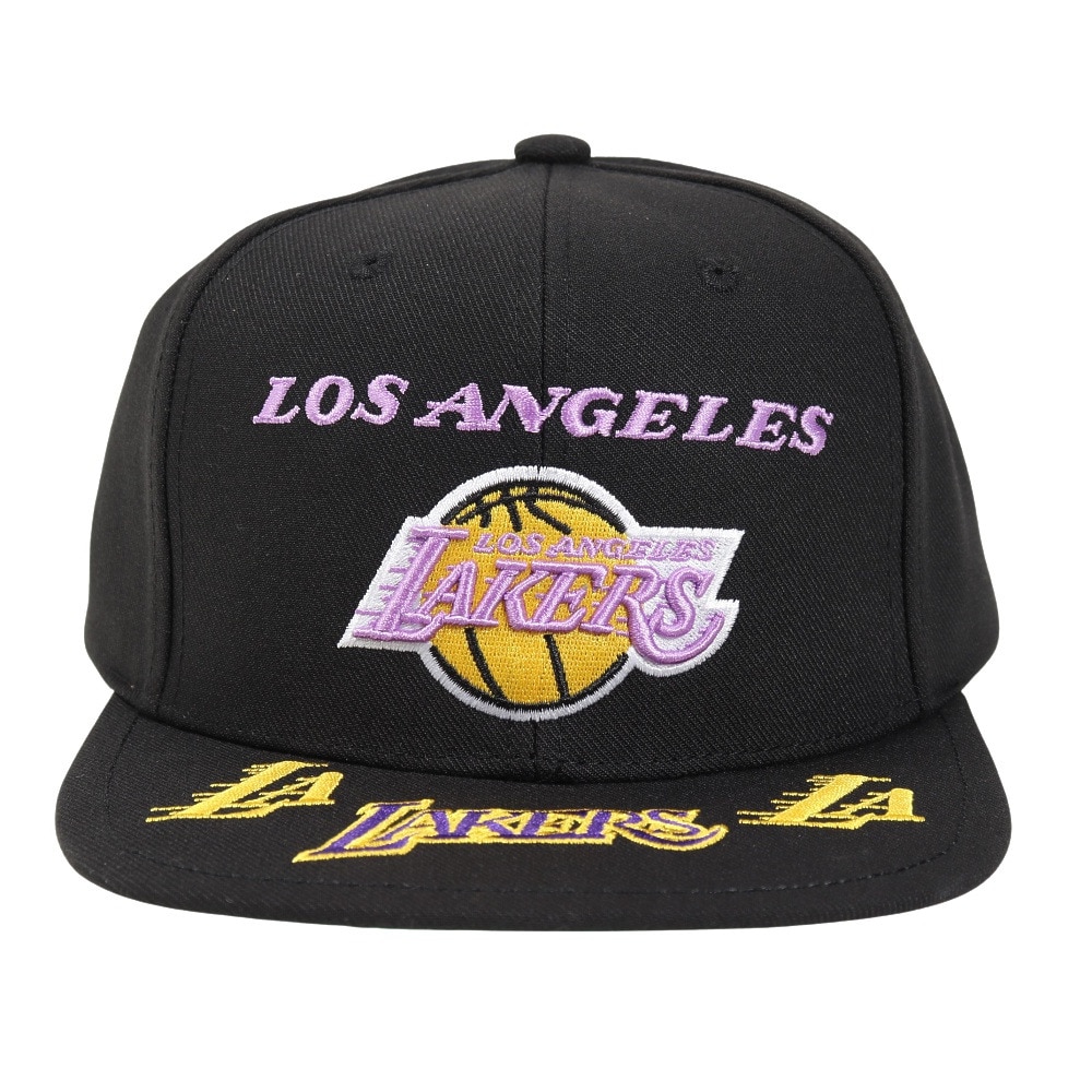 ミッチェルアンドネス（Mitchell&Ness）（メンズ）キャップ FRONT LOADED スナップバック LAL  HHSS2997-LALYYPPPBLCK