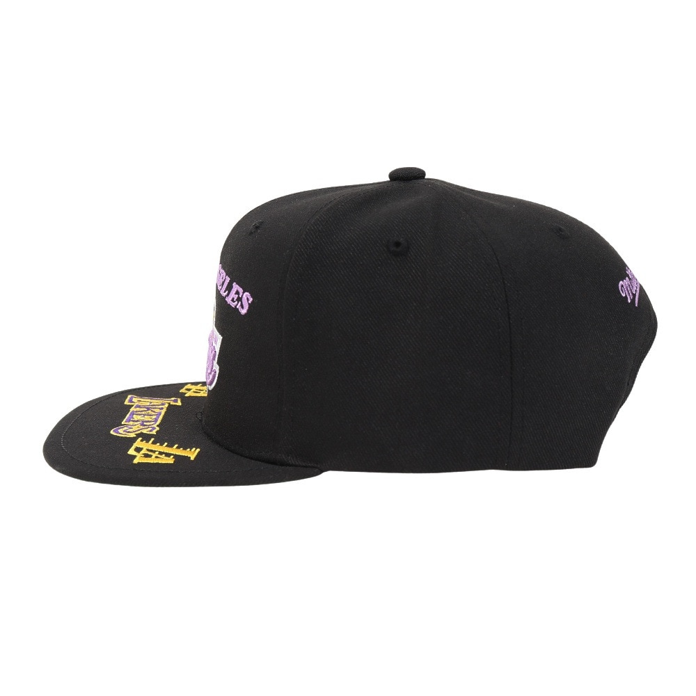 ミッチェルアンドネス（Mitchell&Ness）（メンズ）キャップ FRONT LOADED スナップバック LAL HHSS2997-LALYYPPPBLCK