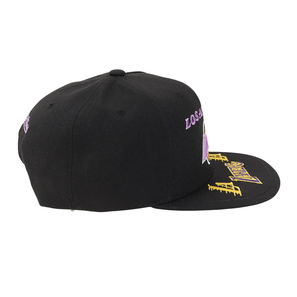 ミッチェルアンドネス（Mitchell&Ness）（メンズ）キャップ FRONT LOADED スナップバック LAL HHSS2997-LALYYPPPBLCK