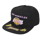 ミッチェルアンドネス（Mitchell&Ness）（メンズ）キャップ FRONT LOADED スナップバック  LAL HHSS2997-LALYYPPPBLCK