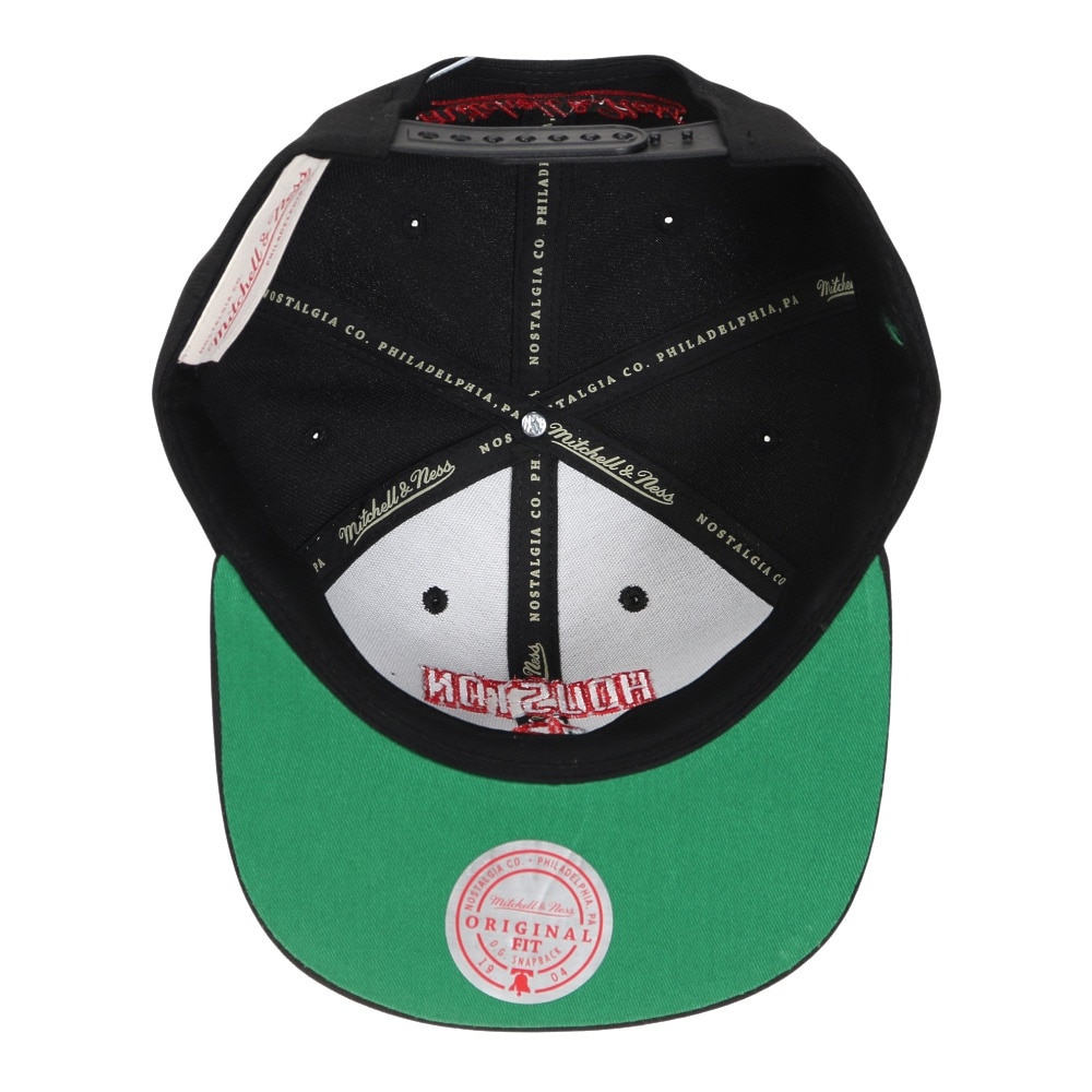 ミッチェルアンドネス（Mitchell&Ness）（メンズ）キャップ FRONT LOADED スナップバック HOU HHSS2998-HROYYPPPBLCK