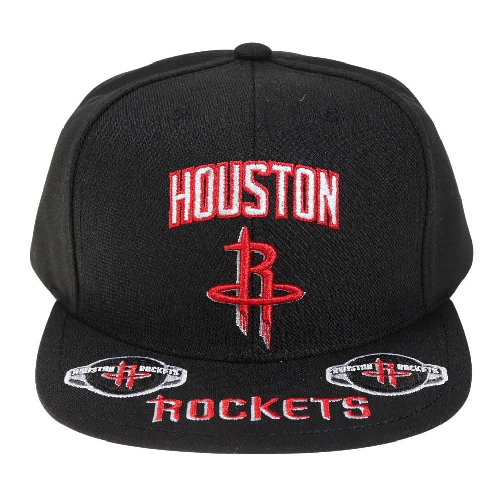 ミッチェルアンドネス（Mitchell&Ness）（メンズ）キャップ FRONT LOADED スナップバック HOU HHSS2998-HROYYPPPBLCK