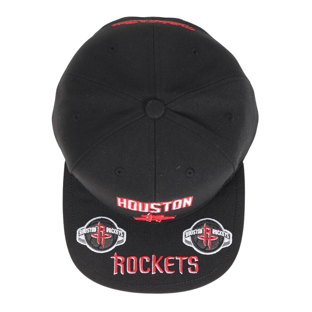 ミッチェルアンドネス（Mitchell&Ness）（メンズ）キャップ FRONT LOADED スナップバック HOU HHSS2998-HROYYPPPBLCK