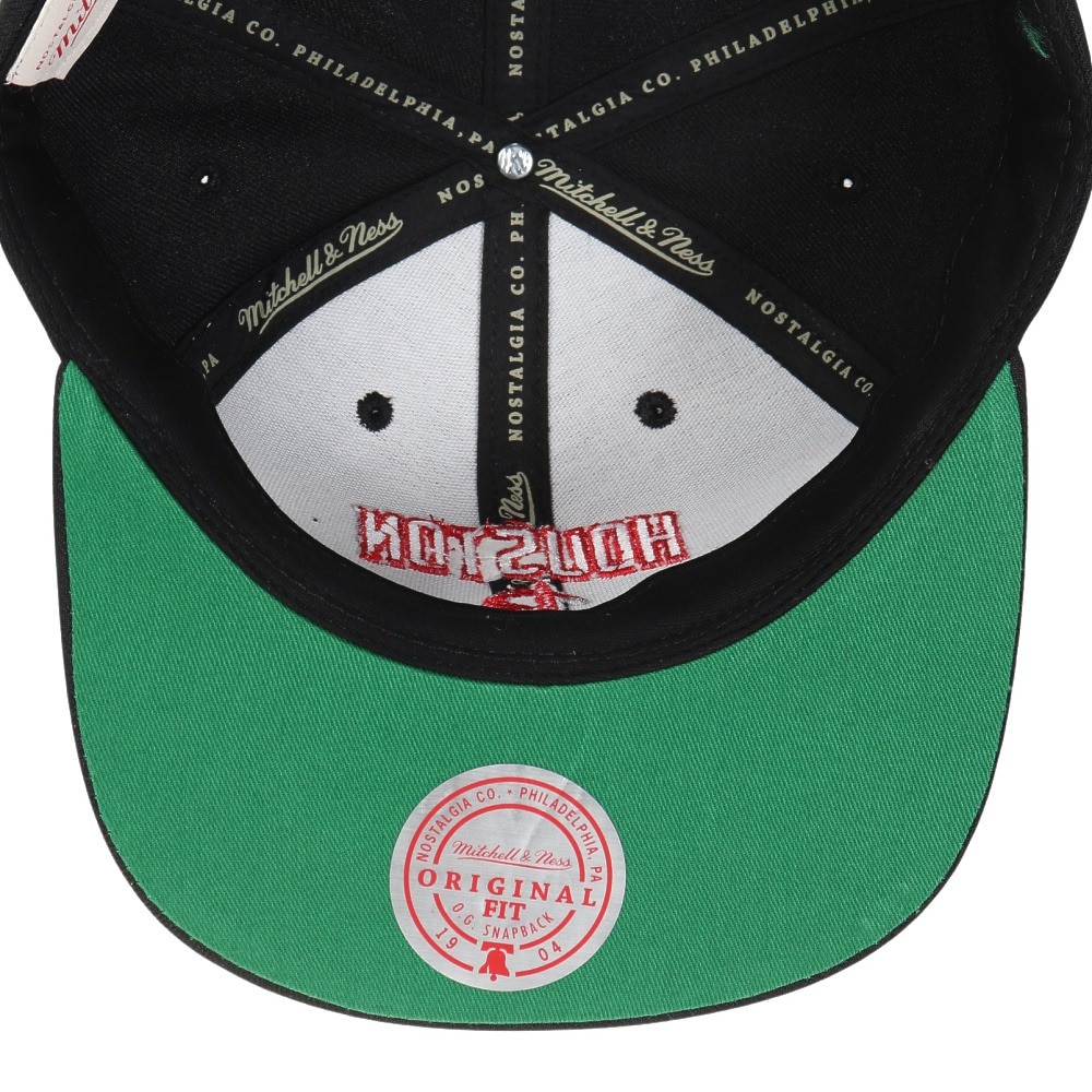 ミッチェルアンドネス（Mitchell&Ness）（メンズ）キャップ FRONT LOADED スナップバック HOU HHSS2998-HROYYPPPBLCK
