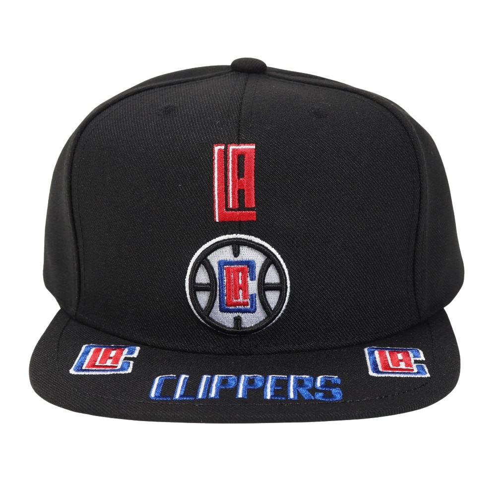 ミッチェルアンドネス（Mitchell&Ness）（メンズ）キャップ FRONT LOADED スナップバック LA Clippers HHSS2998-LACYYPPPBLCK