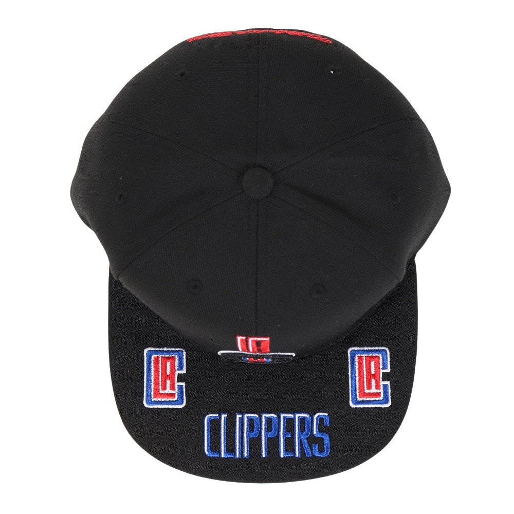 ミッチェルアンドネス（Mitchell&Ness）（メンズ）キャップ FRONT LOADED スナップバック  LA Clippers HHSS2998-LACYYPPPBLCK