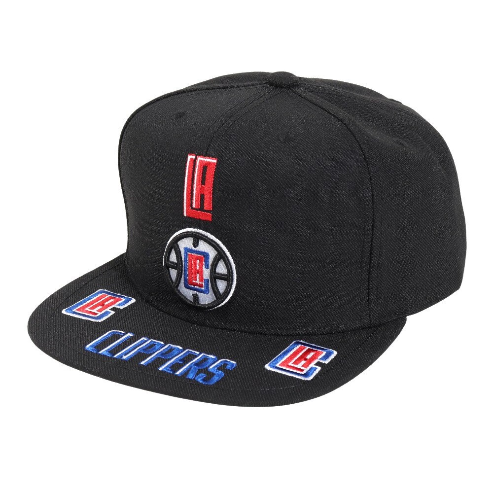 ミッチェルアンドネス キャップ FRONT LOADED スナップバック LA Clippers HHSS2998-LACYYPPPBLCK FF 90 帽子